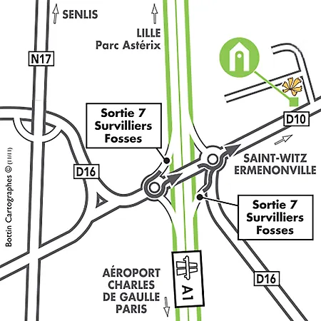 Hotel Roissy - Witz Ex-campanile Roissy - Witz